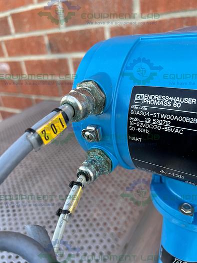 Used Endress + Hauser  Promass 60AS04 Mass FlowMeter  20-55 VAC