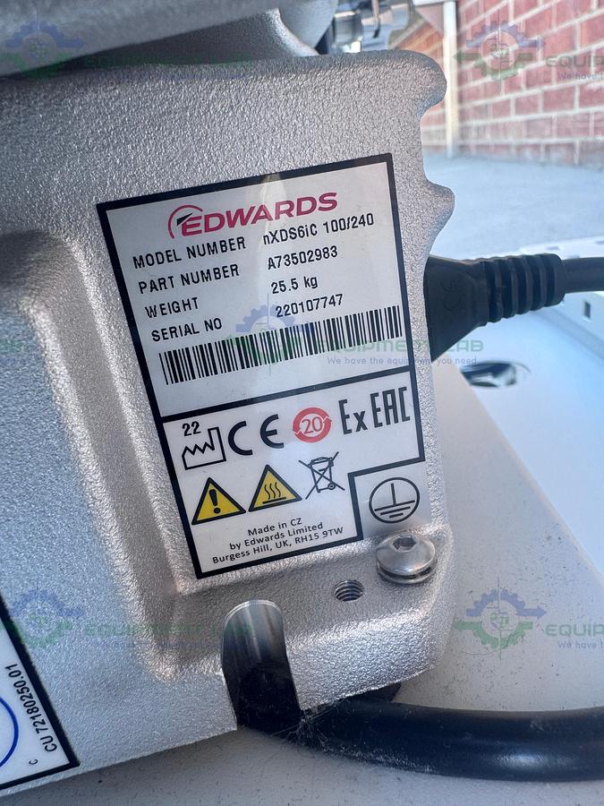 Used Buchi Lyovapor L-200  Freeze Dryer -55°C - +25°C w/ Edwards nXDS6iC Pump, MFG 22