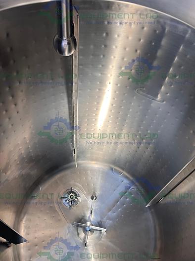 Used ITT  1000 Liter Stainless Steel Jacketed Reactor 60 PSI w/ Bottom Mag Mixer