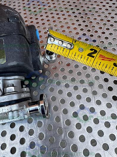 Used ITT Pure Flo .5-316L- RA20MAX-CWP150 Diaphragm Valve A205 w/.5" Sanitary Fitting