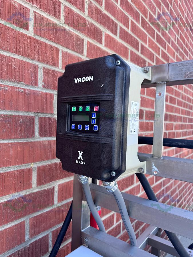 Used SPX Waukesha Cherry-Burrell 130 U2 Rotary Lobe Pump MFG 2016, 3"  w/ 10 HP Motor