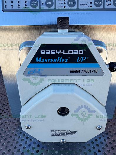 Used Cole Parmer 77420 00 Peristaltic Pump w/ Masterflex I/P 77601-10 Easy Load Head