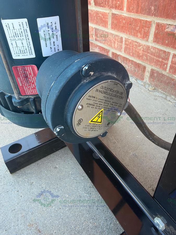 Used Master Vapor MVP-150 Explosion-Proof Gas Recovery Pump w/ Lesson 2HP Motor