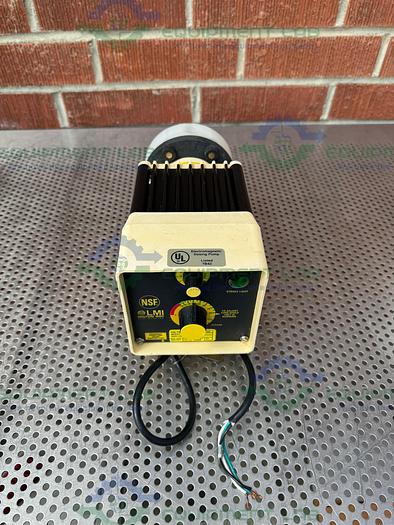 Used LMI Milton Roy C Series C141-35T Metering Pump 120V, Max 480 GPD at 25PSI
