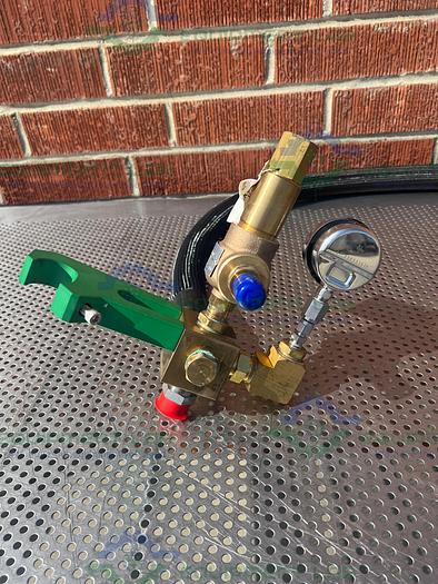 Used Huber Insulated Flexible Chiller Hose 48" w/ 1.5" Beaded Fitting, Kunkle Valve