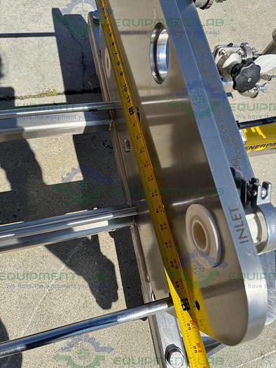 Used Millipore MPODSYS1B CP8PA5001A Filter Press w/ Enerpac P142 Hydraulic Hand Pump