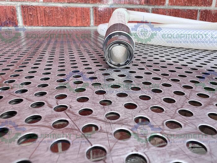 Used Saint Gobain SBP 0750 Pure Fit 96" Hose w/ 3/4" to 1 1/2" Sanitary Fitting 90PSI