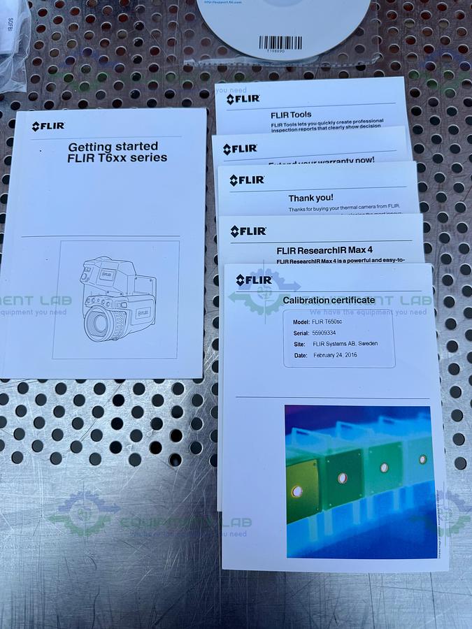 Used FLIR T650SC High Resolution Handheld Infrared Camera / Thermal Imaging Camera
