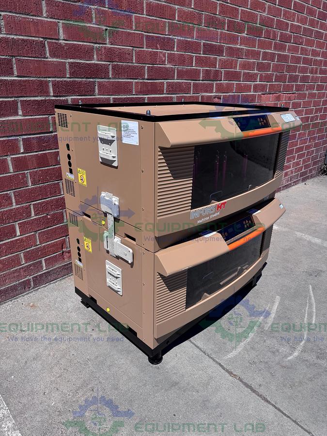Used Infors HT Multitron Double Stacked CO2 Humidity Incubator Shaker 65°C MFG: 21