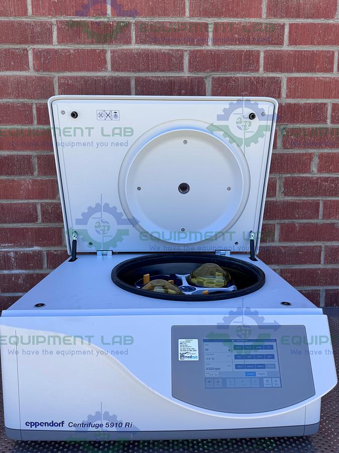 Used Eppendorf 5910Ri Refrigerated Centrifuge w/ S-4X Universal Rotor 4500 RPM