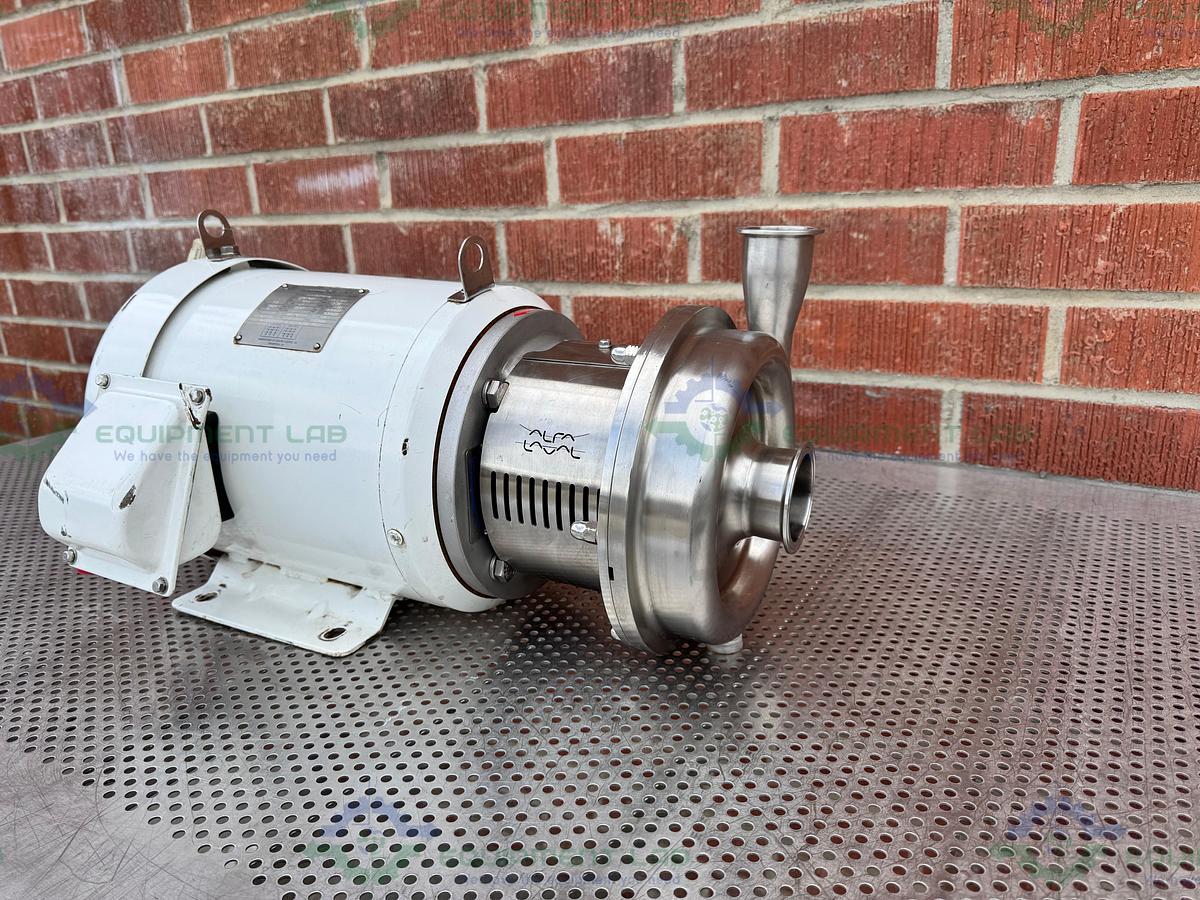 Used Alfa Laval LKH10M Stainless Steel Centrifugal Pump w/ Sterling 7.5HP Motor
