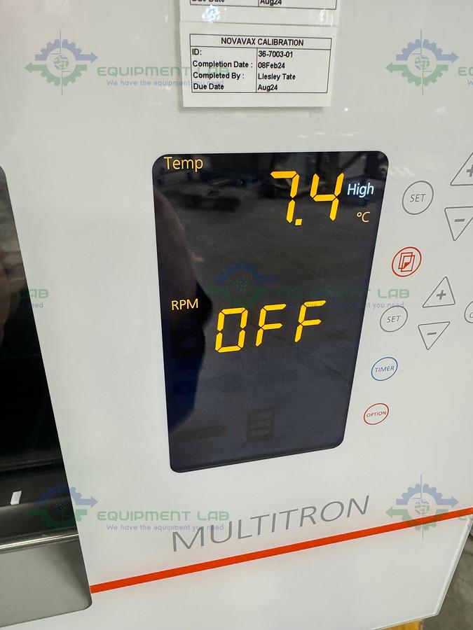 Used Infors HT Multitron I80102  Refrigerated Incubator Shaker 5C to 65C MFG 22