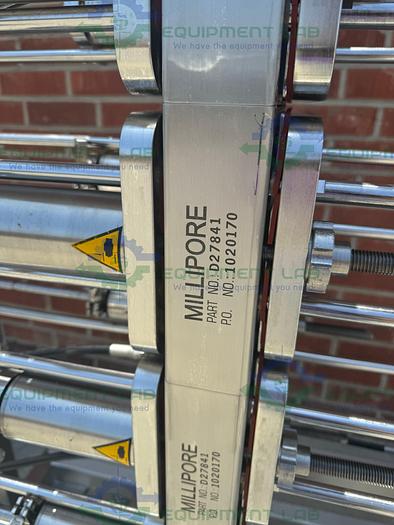 Used Millipore Stainless Steel Hydraulic Pellicon CUF-8 Filter Skid