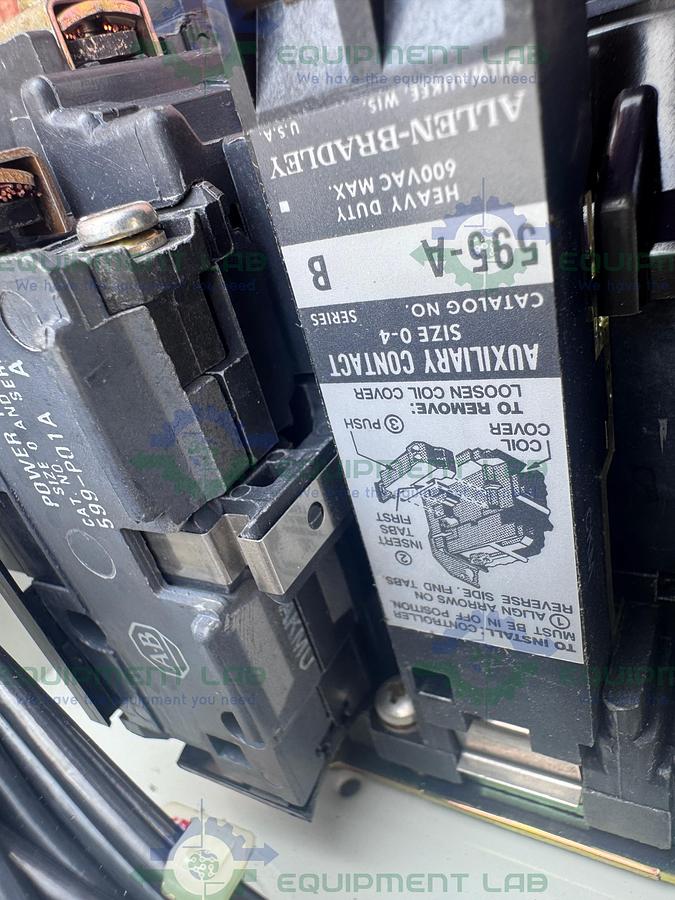 Used Allen Bradley 500-B0D950 Series B Contractor w/ Enclosure 7" x 10"x 5"