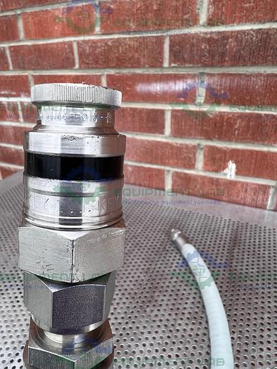 Used Sani Tech 38" GR-FDA Hose w/ Swagelok Quick Connect Stainless Steel Fitting