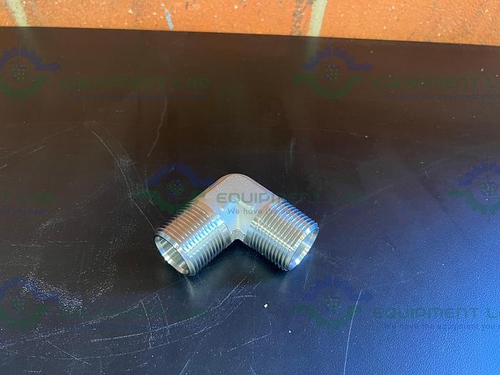 Brennan 5500-16-16-SS 1" Male Pipe Rigid x 1" in Male Pipe Rigid 90° Elbow