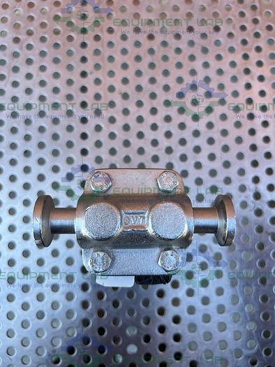 Used Saunders  Diaphragm Valve w/ 1/2" Sanitary Fitting