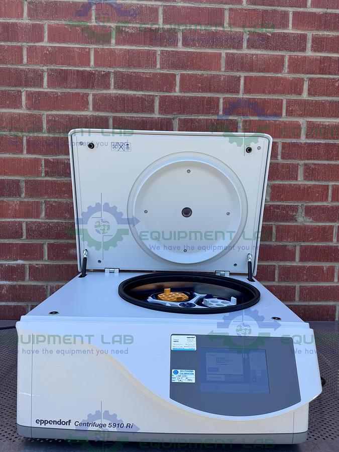 Used Eppendorf 5910 Ri Refrigerated Centrifuge w/ S-4X Universal Rotor 4500 RPM