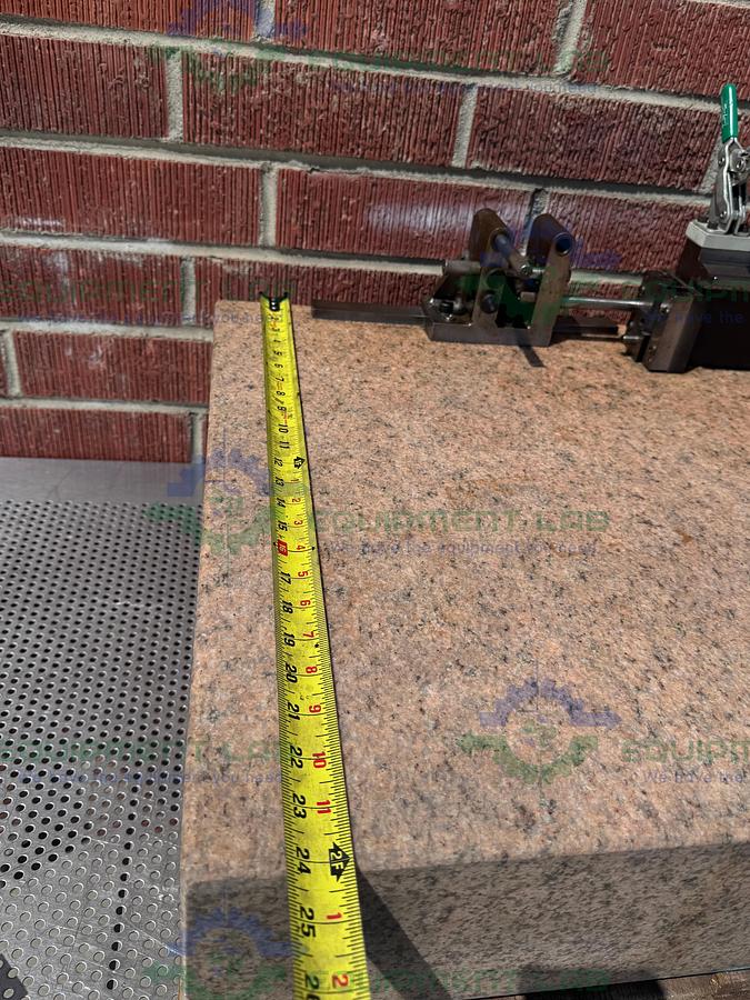 Used Starrett Grade B Toolroom Granite 24"x36"x6" w/ Compression Tester, Meteorology