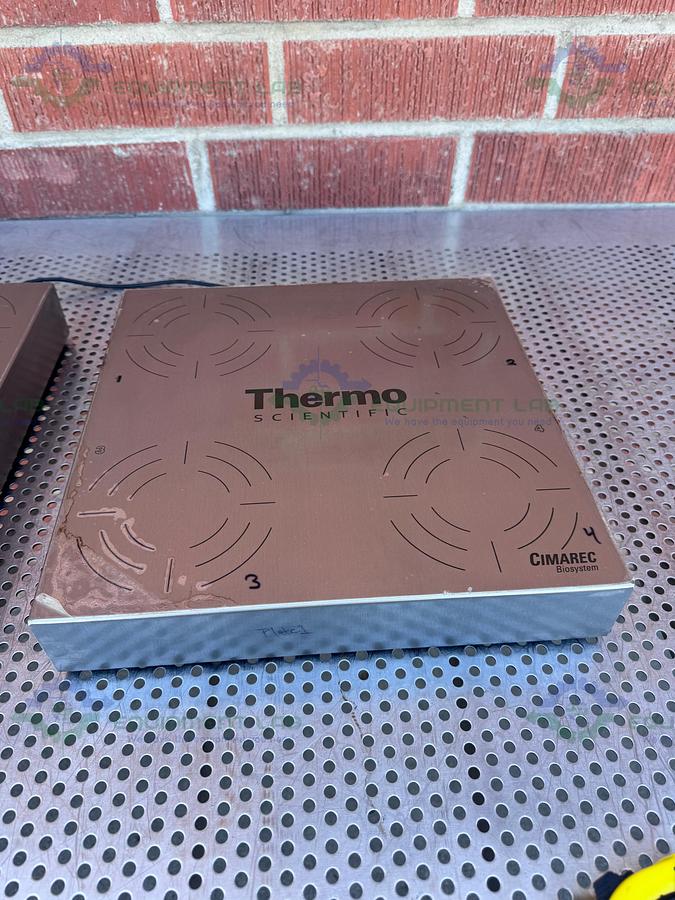 Used 2 - Thermo Cimarec Biosystem 4 Slow Speed Stirrers w/  Biomodul 40B Controller