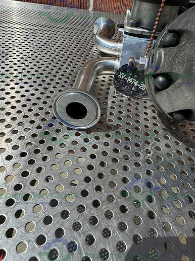 Used 3 ITT Pure Flo Advantage Stainless Steel Diaphragm Valve w/ 1" Sanitary Fittings