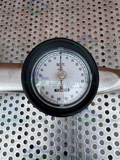 Used Tohnichi DB100F-4A Dial Indicating Torque Wrench w/ DA-06 Cap Ring 45 Ft./Lbs