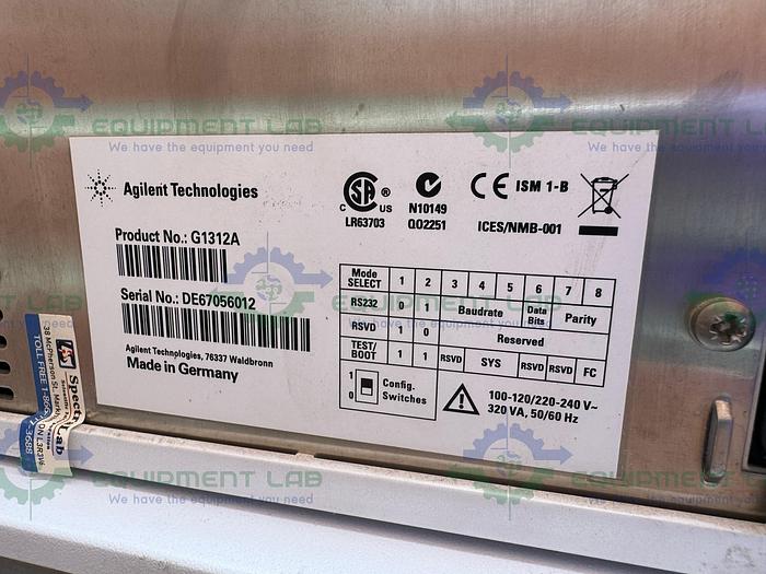 Used Agielnt Technologies 1200 Series HPLC System G1329A Auto Sampler