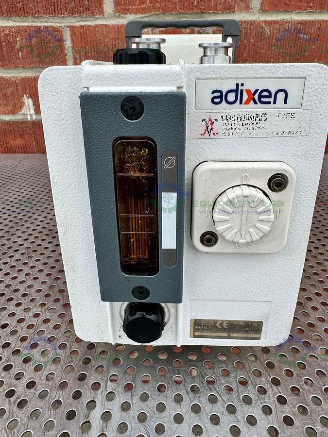 Used Adixen Unknown Model Rotary Vane Vacuum Pump 220/240V