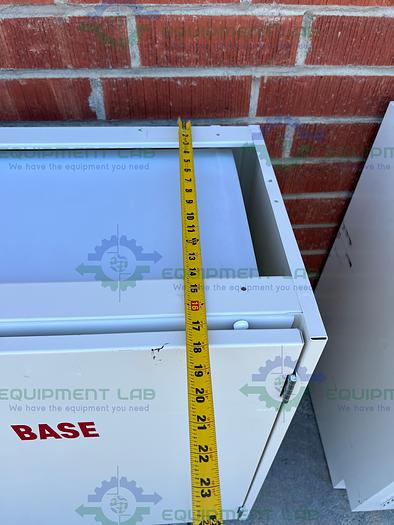 Used Mott  Flammable Storage Cabinet 48" x 22" x 35" w/ Mott Acid Cabinet 18"x35"x48"