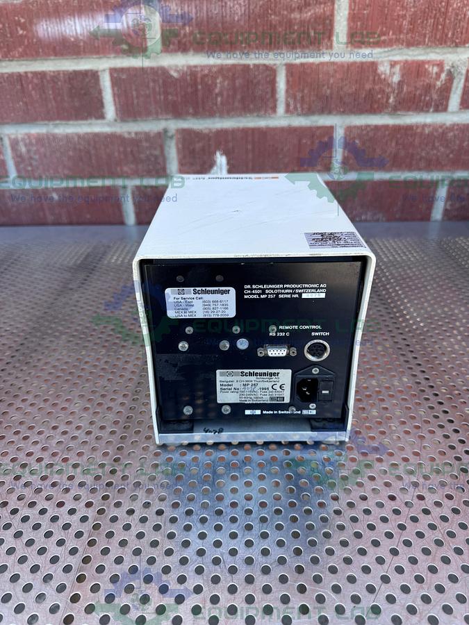 Used Schleuniger MP257 Programmable Coaxial Cable Stripping Machine