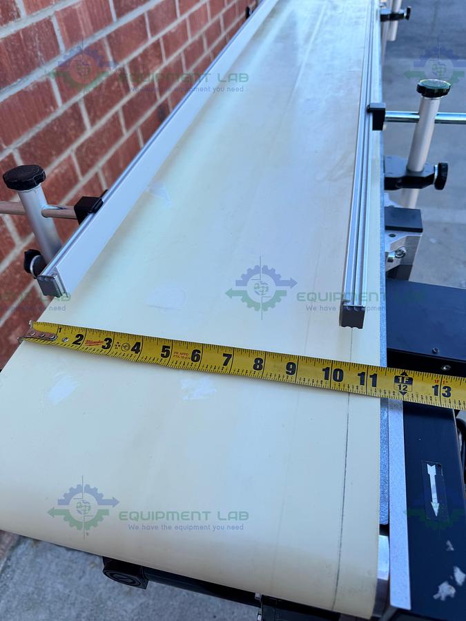 Used MK Technology Group Belt Conveyor 72" x 12" w/ Bodine 1/8 1/4 HP Motor