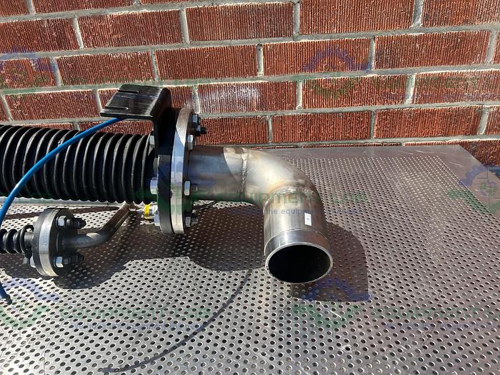 Used Unbranded Diffusion Pump 8" x 36" w/ 4" Stainless Steel Elbow