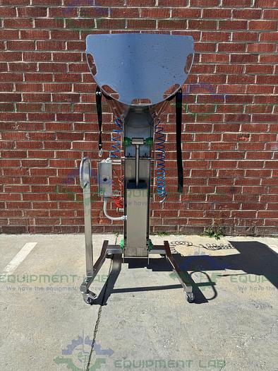 Used Palamatic PALPharma Tip Air Operated Portable Drum Tilter / Lift SWL 100 Kg