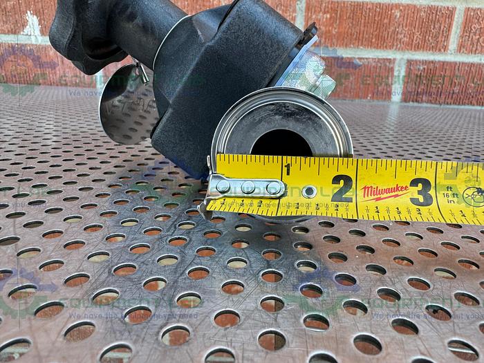 Used ITT Pure Flo Stainless Steel Diaphragm Valve w/  1" Sanitary Fittings