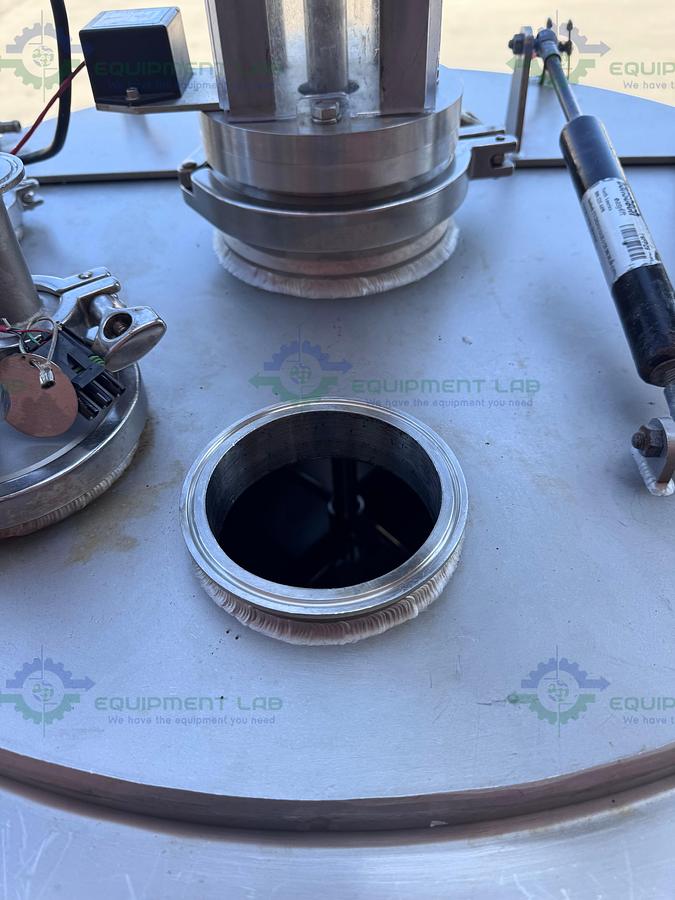 Used Allegheny Bradford 174 Liter Jacketed Nutsche Filter / Agitated Dryer