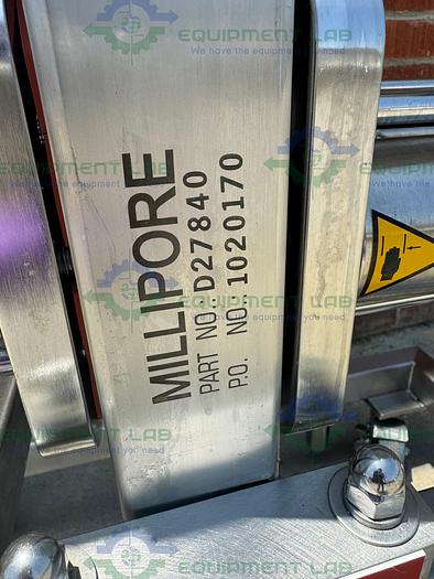 Used Millipore Stainless Steel Hydraulic Pellicon CUF-8 Filter Skid