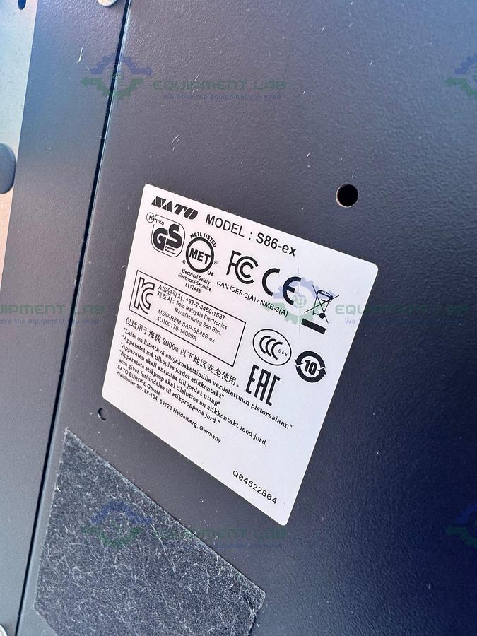 for parts or not working Sato S86 ex Print Engine w/ AL Tech Alcode Print and Apply Labelling Machine