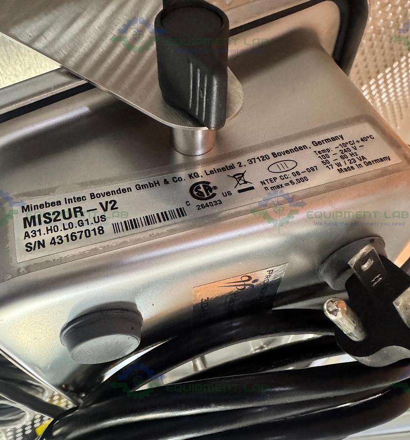 Used Minebea Intec CAPS1U-20CC-LU Stainless Steel Scale 10x10 w/ MIS2UR-V2, 30 LBS CAPS1U-20CC-LU Stainless Steel Scale 10x10 w/ MIS2UR-V2, 30 LBS