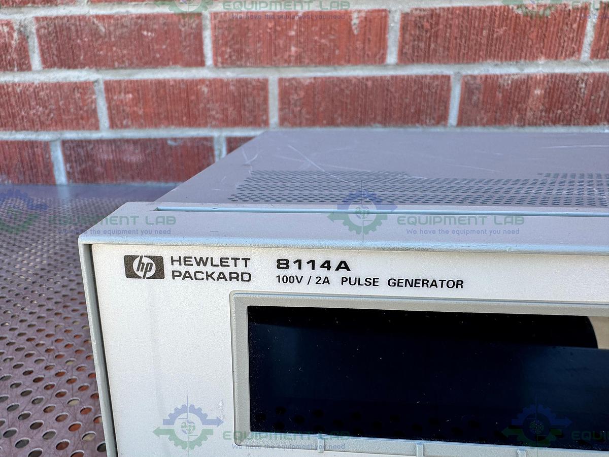 Used HP Hewlett Packard 8114A High Power Pulse Generator 100V / 2A