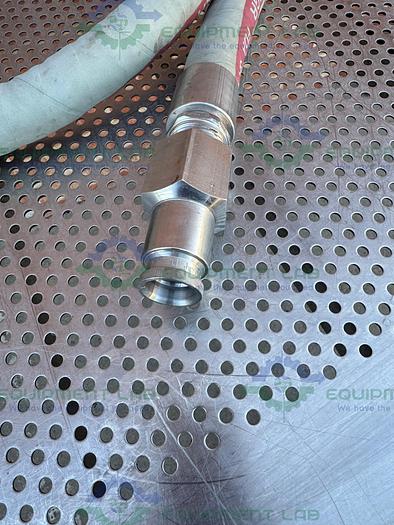 Used FGR FDA 3A Class III Transfer Hose 96" w/ Swagelok QTM8 Quick Connect Stem