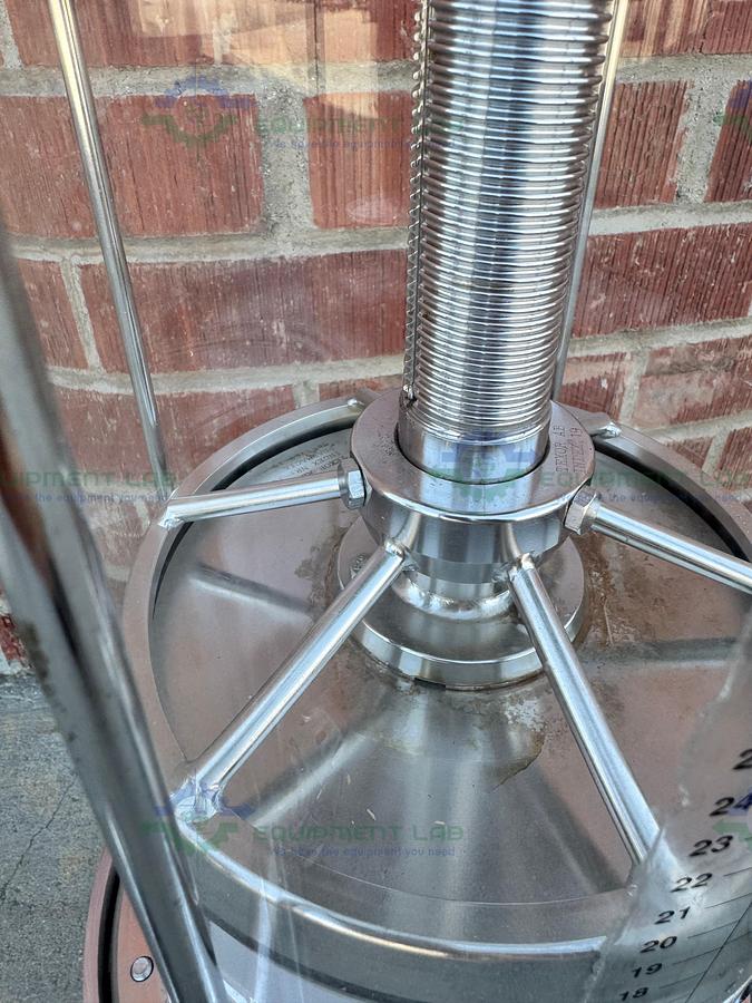 Used Cytiva /GE/ Pharmacia BPG 200 / 500 Chromatography Column CHIPPED GLASS