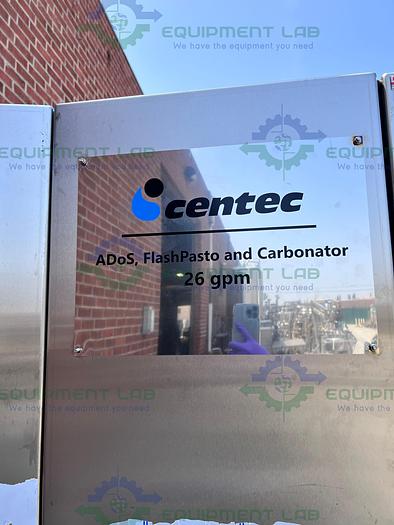 Used Centec  ADoS, Flash Pasteurization & Carbonator Skid 26 GPM