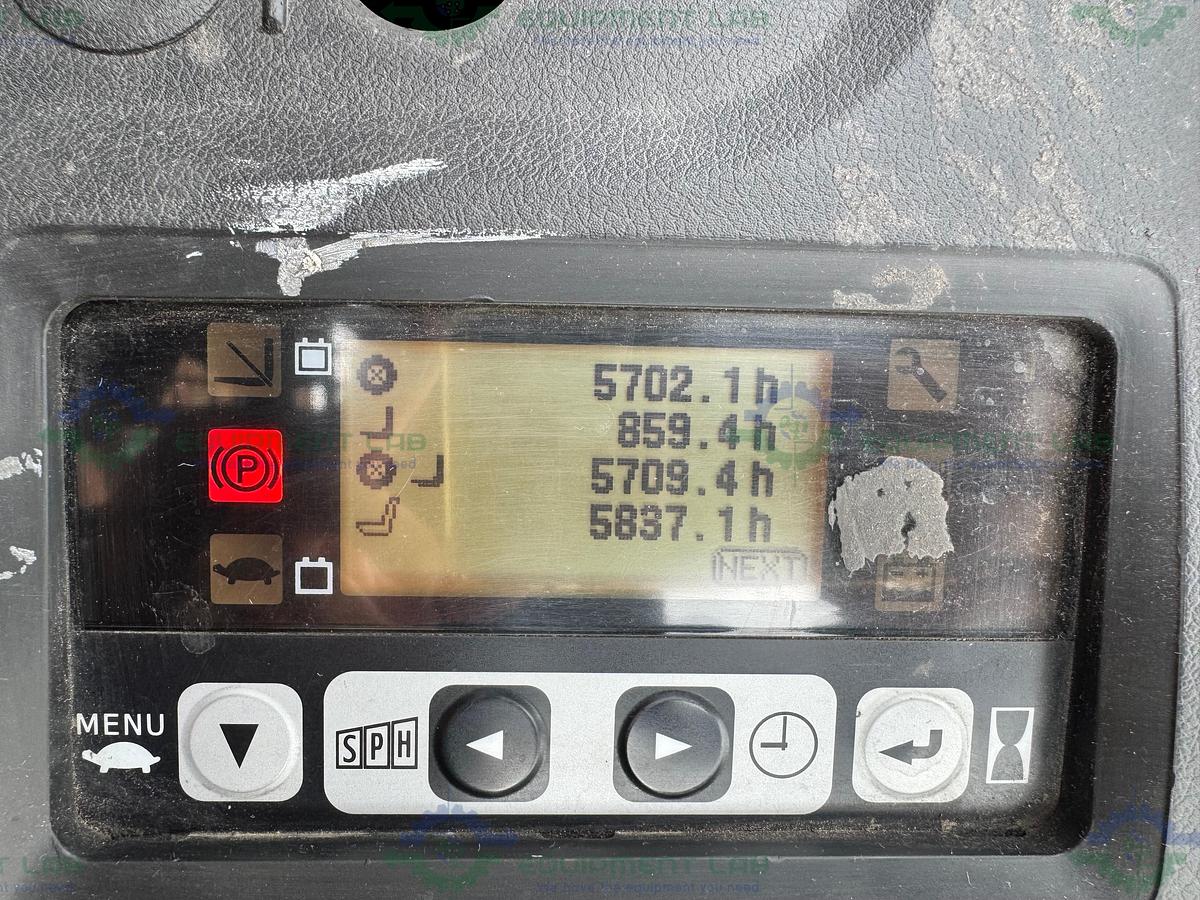 Used Toyota 8FBCU25 Electric Forklift  5000 lbs Capacity 4 Stage Mast w/ Charger