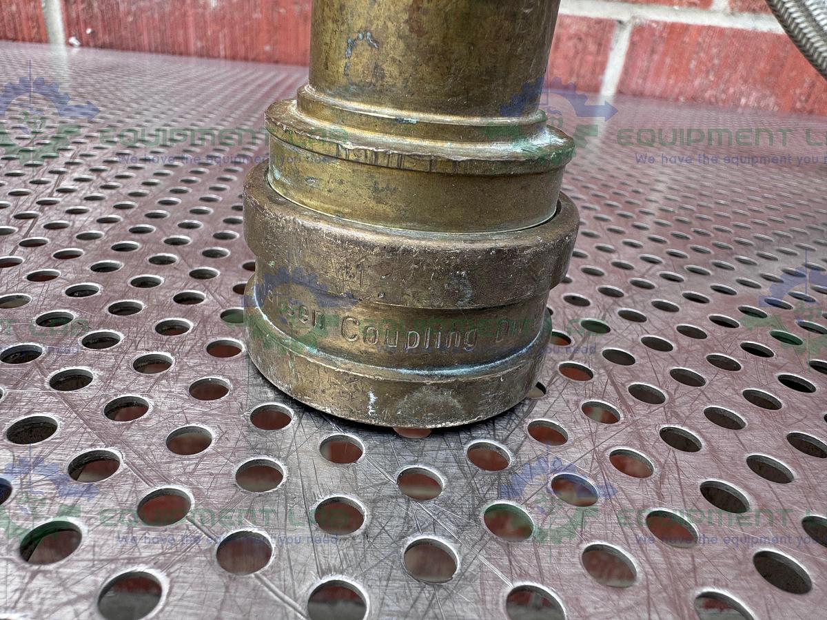 Used Unbranded Stainless Steel Braided Hose 130" w/ Quick Connect Fitting