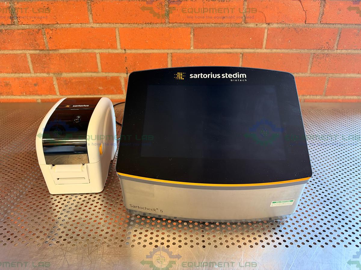 Used Sartorius Sartocheck 5 Automatic Filter Integrity Tester w/ Printer