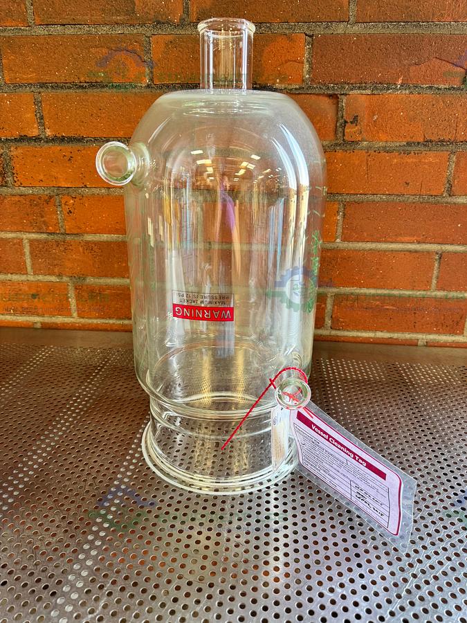 Used Chemglass 10 Liter Jacketed Process Reaction Vessel