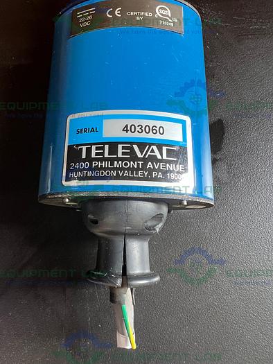 Used Televac MX2A Thermocouple Vacuum Gauge 22 - 26 VDC