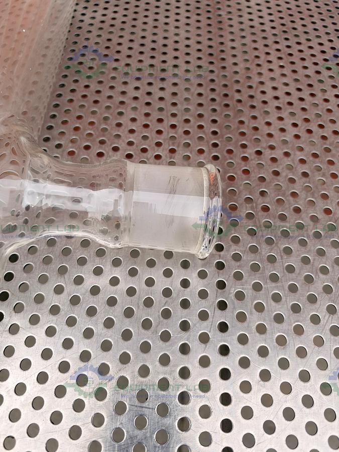 Used Pope Scientific Glass Vacuum Cold Trap with Bottom Drain Stopcock
