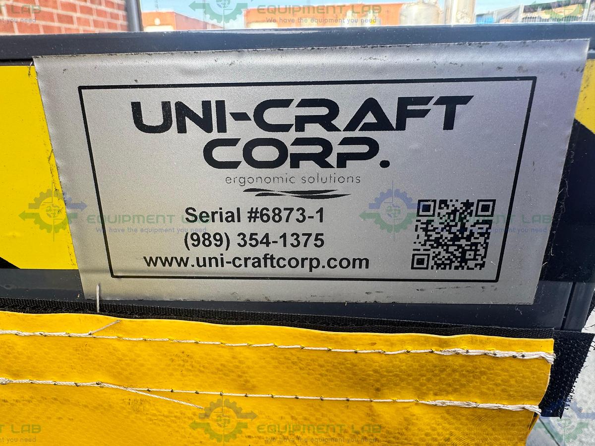 Used Uni-Craft Corp 6000 Lbs Capacity Ergonomic Scissor Lift Table 58" x 48" x 33"