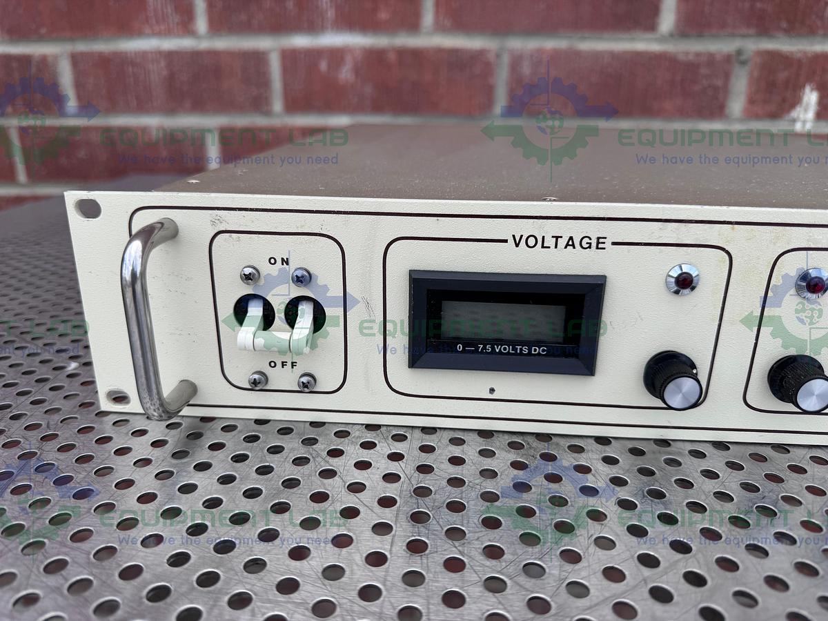 Used Power Ten 3400D-7.5250 Power Supply 208 VAC, 60 Hz